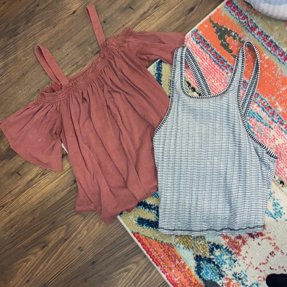 TWO FREE PEOPLE TOPS
